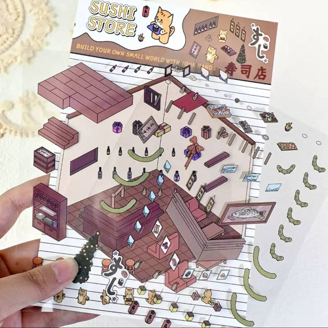 DIY Rumbox 3D Sticker Set "Create Your Own Room"
