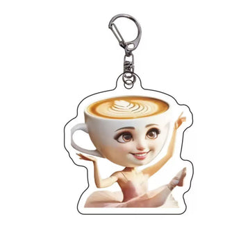 Acrylic Keychain - Ballerina Cappuccina