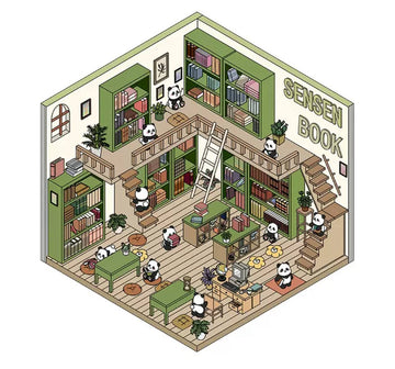DIY Rumbox 3D Sticker Set "Create Your Own Room" - Pandas Bookstore