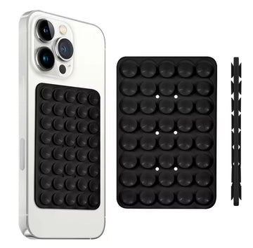 Universal Phone Holder with Suction Cups – Black