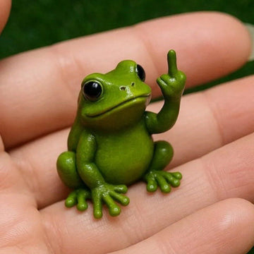 Frog Figure with Finger