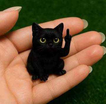Cat Figure with Finger