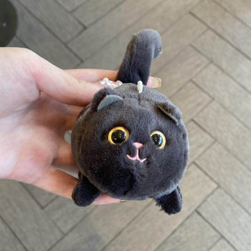 Black Cat Helicopter Keychain Toy