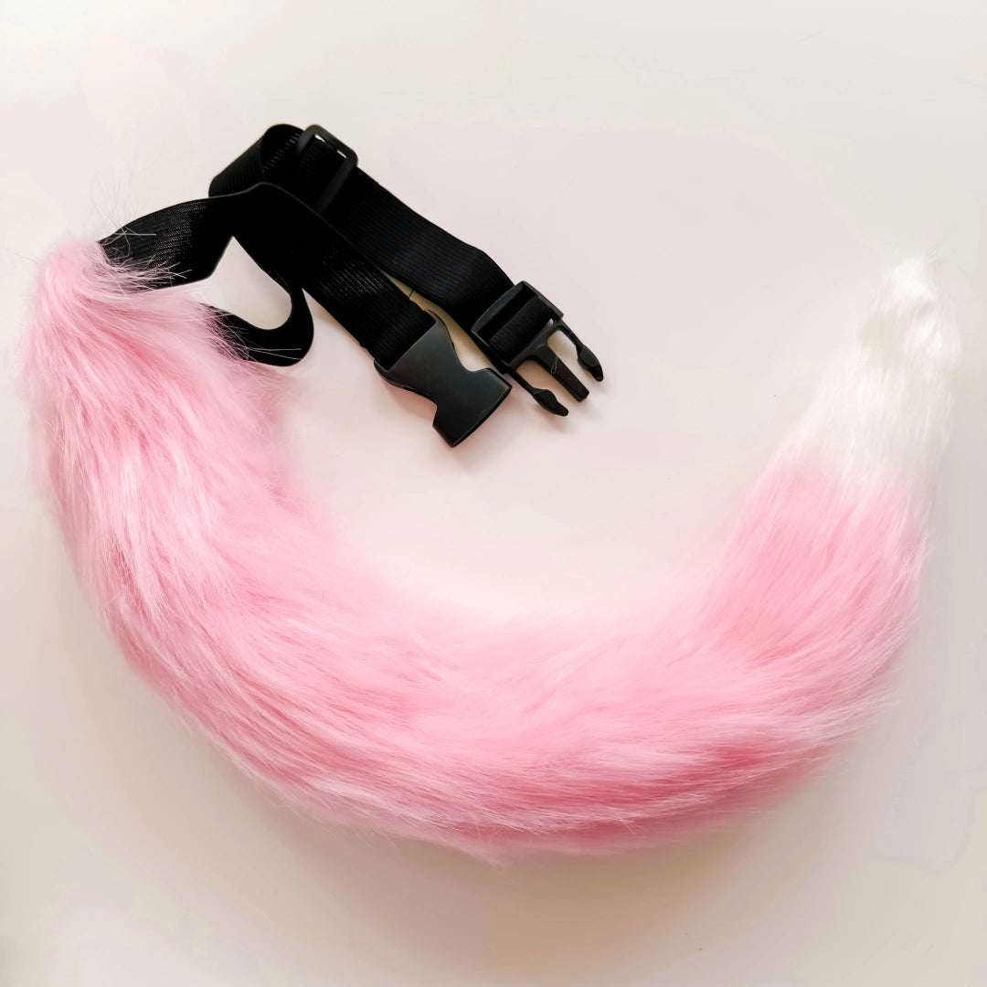 Pink Quadrobics Tail with Adjustable Strap