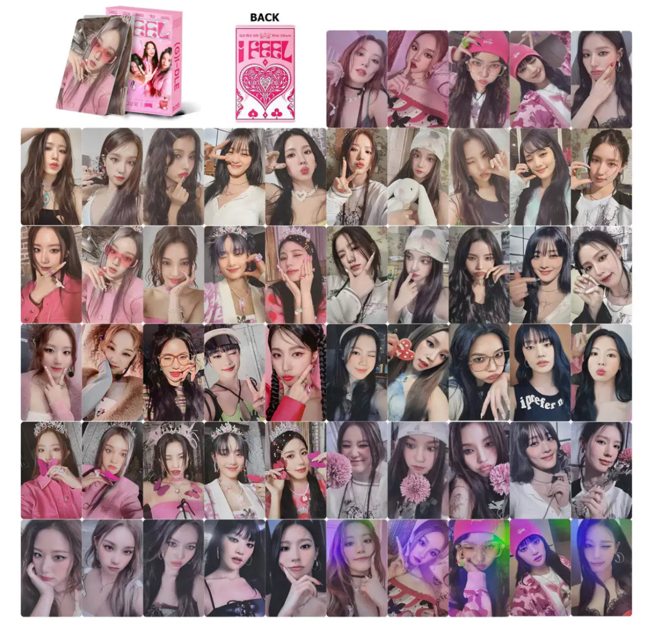 K-pop Card Set (G)I-dle - Perfect for Fans of the Popular K-pop Group