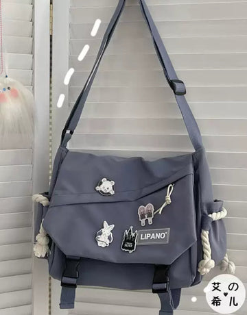 LIPANO Gray Shoulder Bag