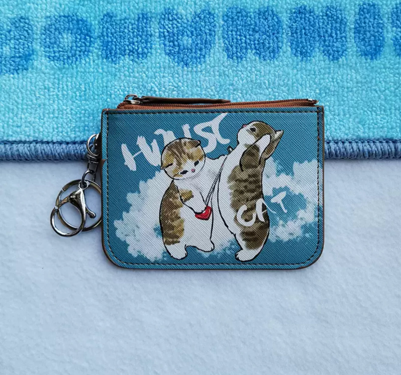 Coin Wallet with Cats Design