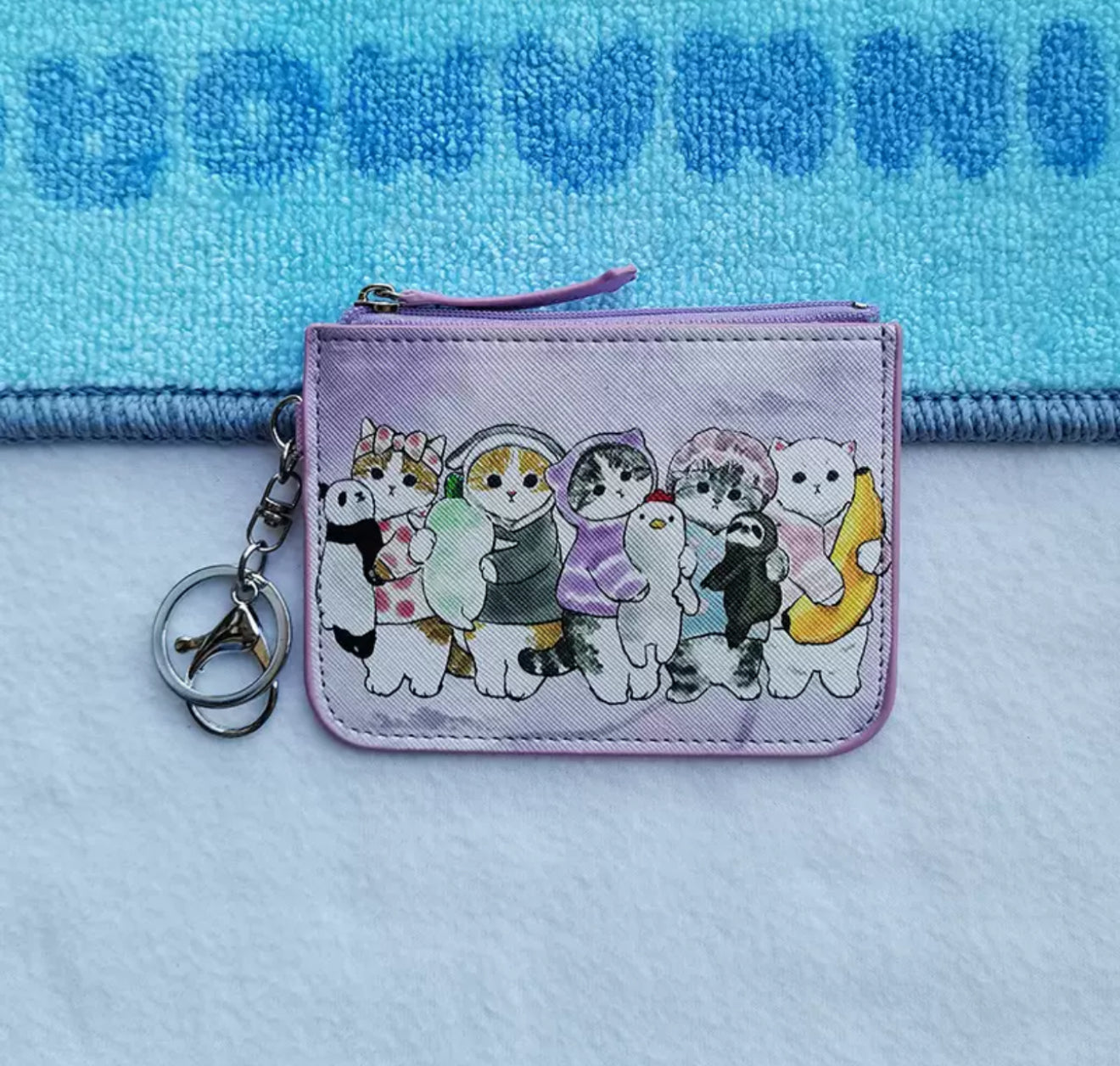 Coin purse with Cat Designs and Playful Toys