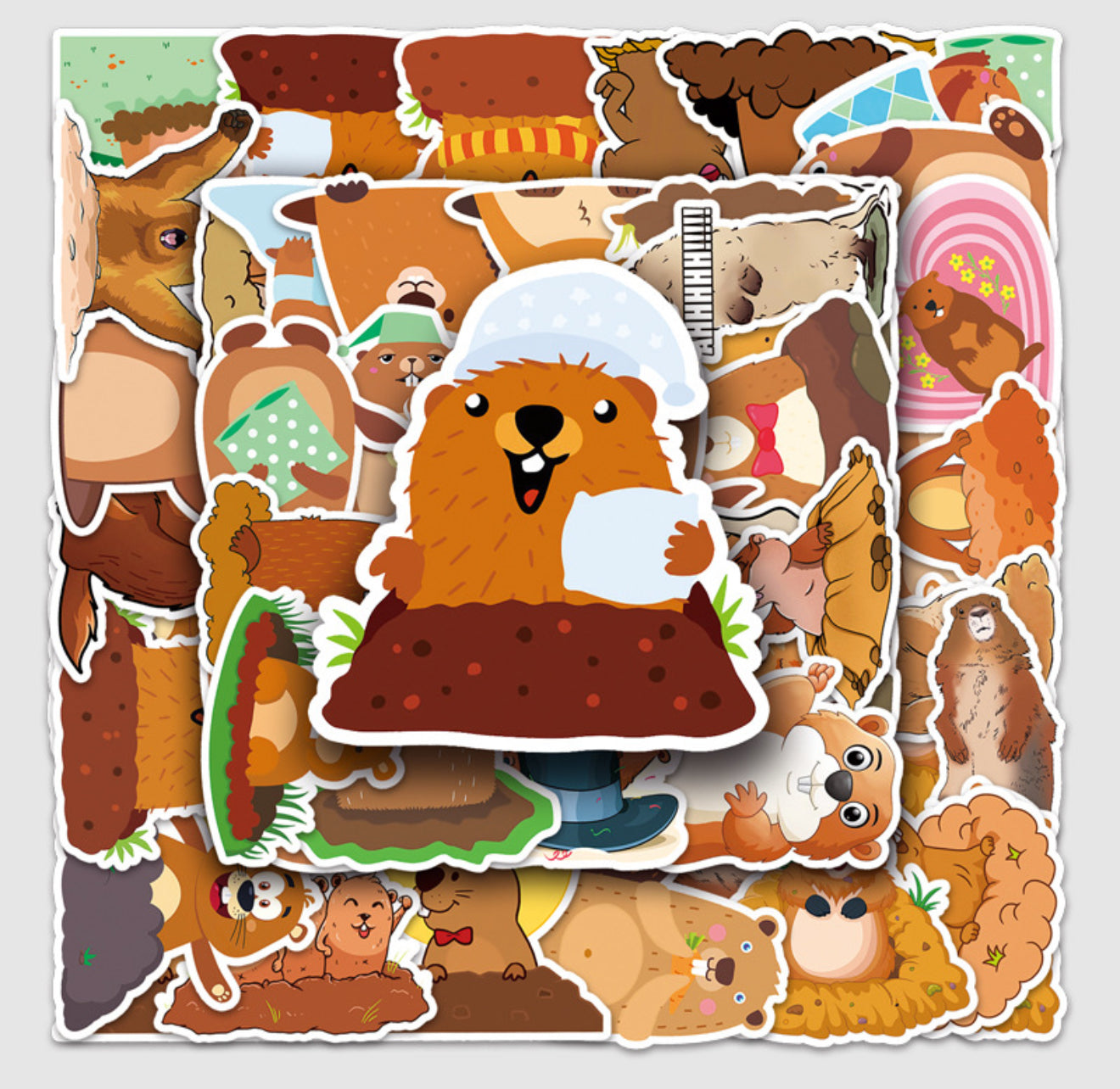 50-Piece Babak Sticker Set