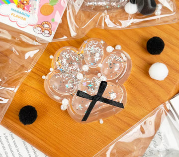 Squish Tape Paw Stress Ball - Transparent