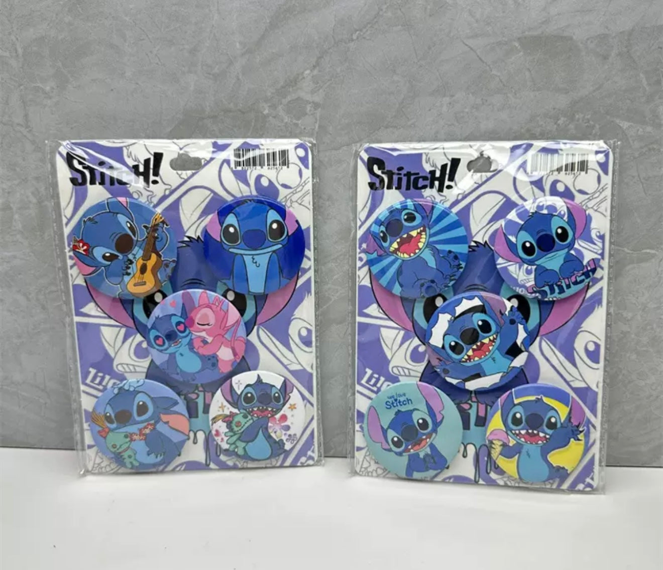 "Stitch" Badge Set