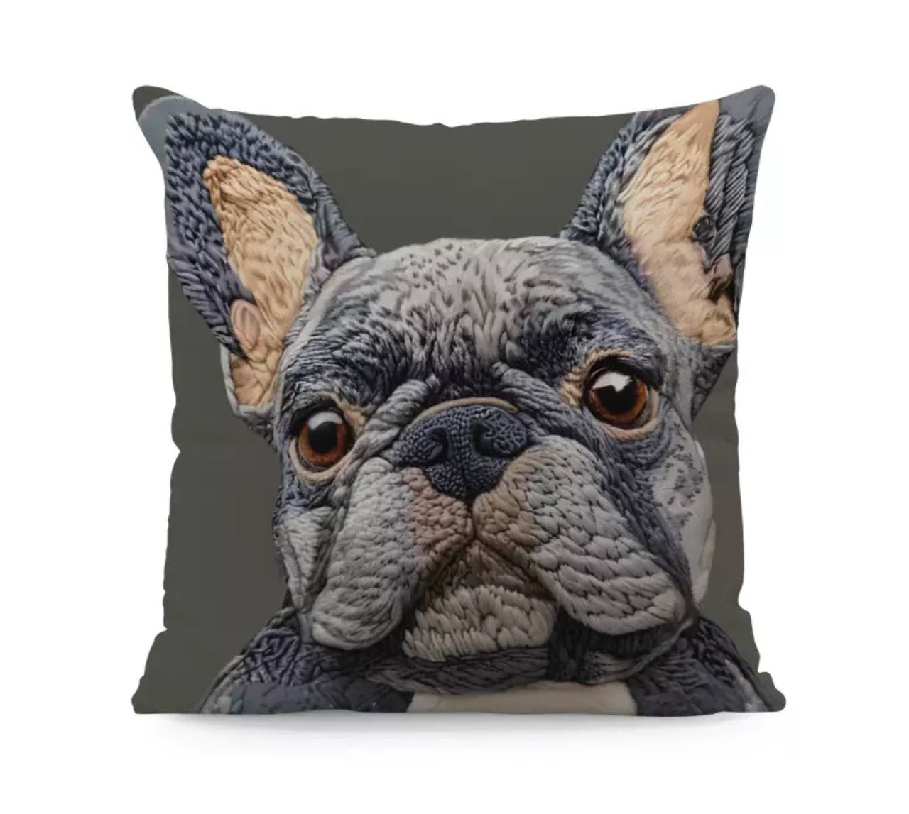 Decorative Pillowcase Bulldog Graphite 45×45 cm