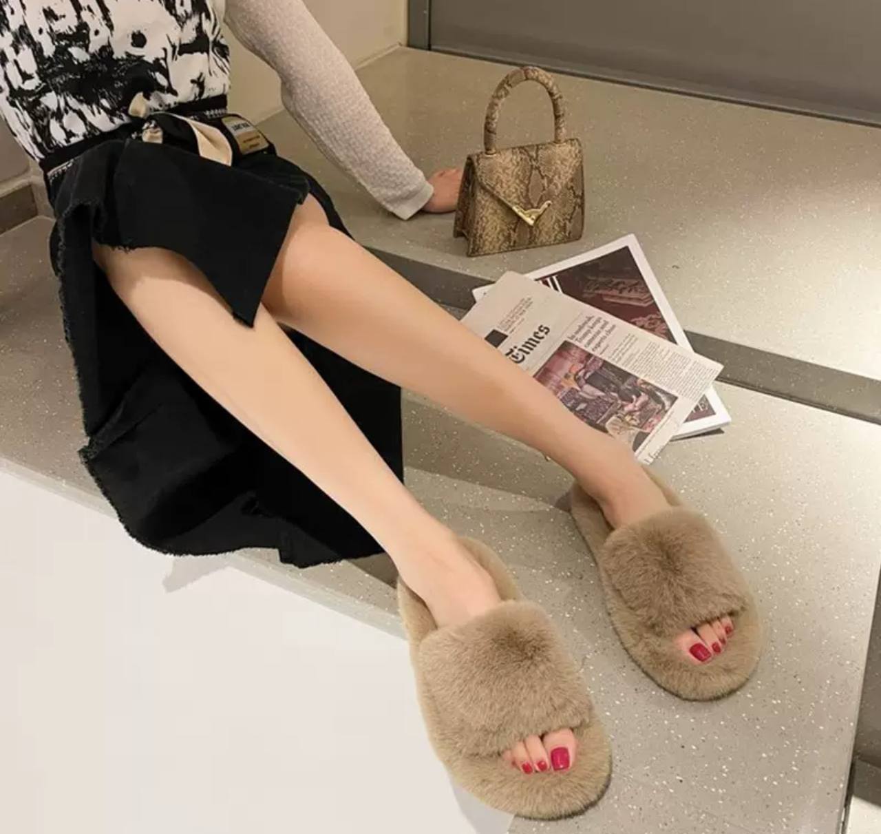 Soft Women's Moccasin-Style Slippers