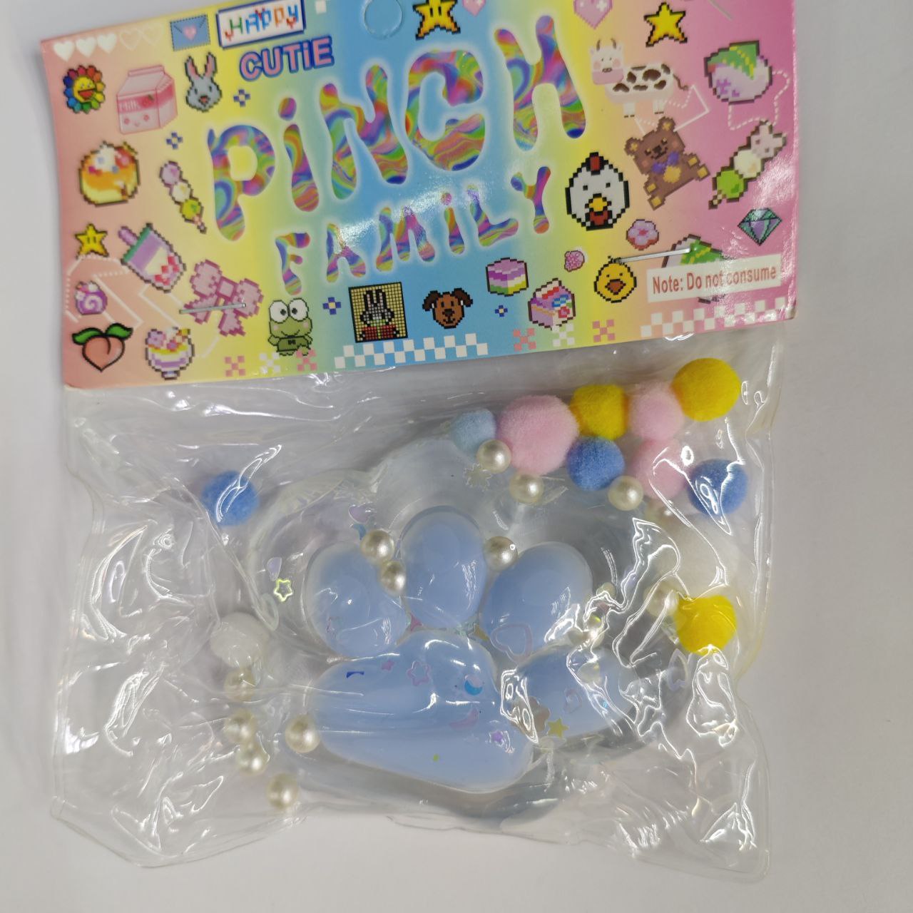 Squish Tape Paw Stress Ball – Blue