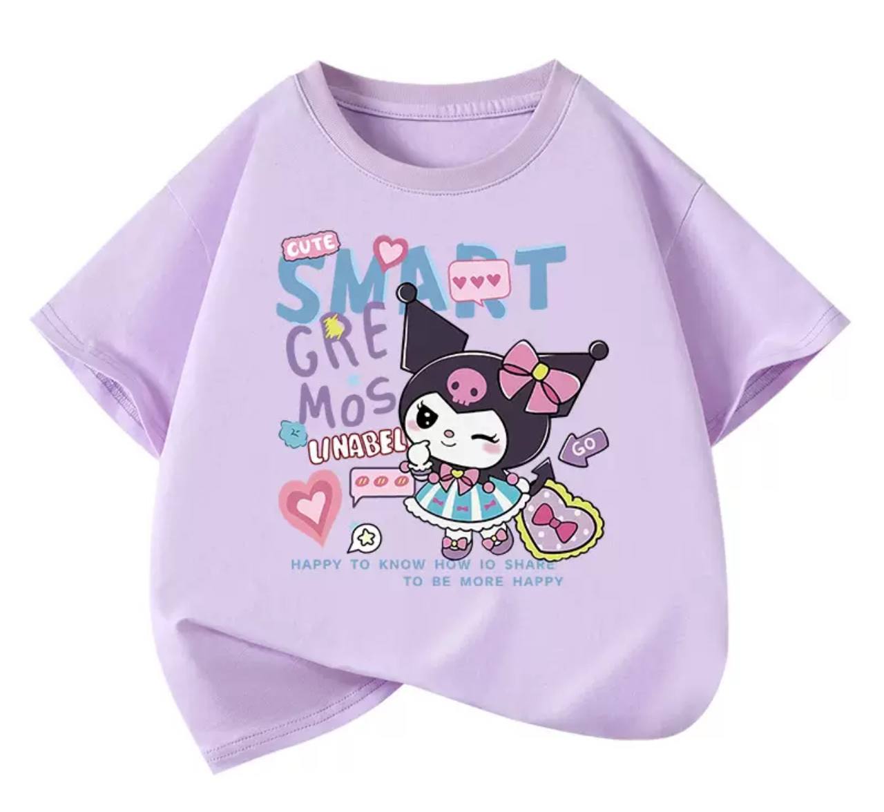 Kids' T-Shirt Kuromi Purple