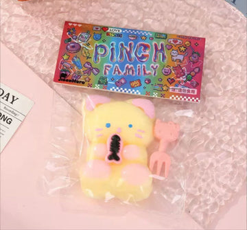 Stress-Relief Squish Toy: Milk Cat