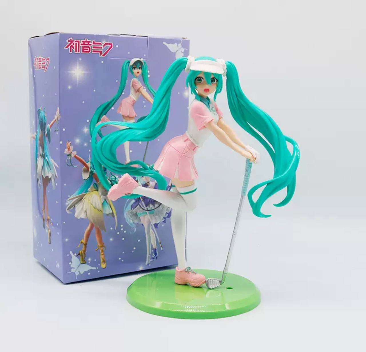 Hatsune Miku Figure Playing Golf