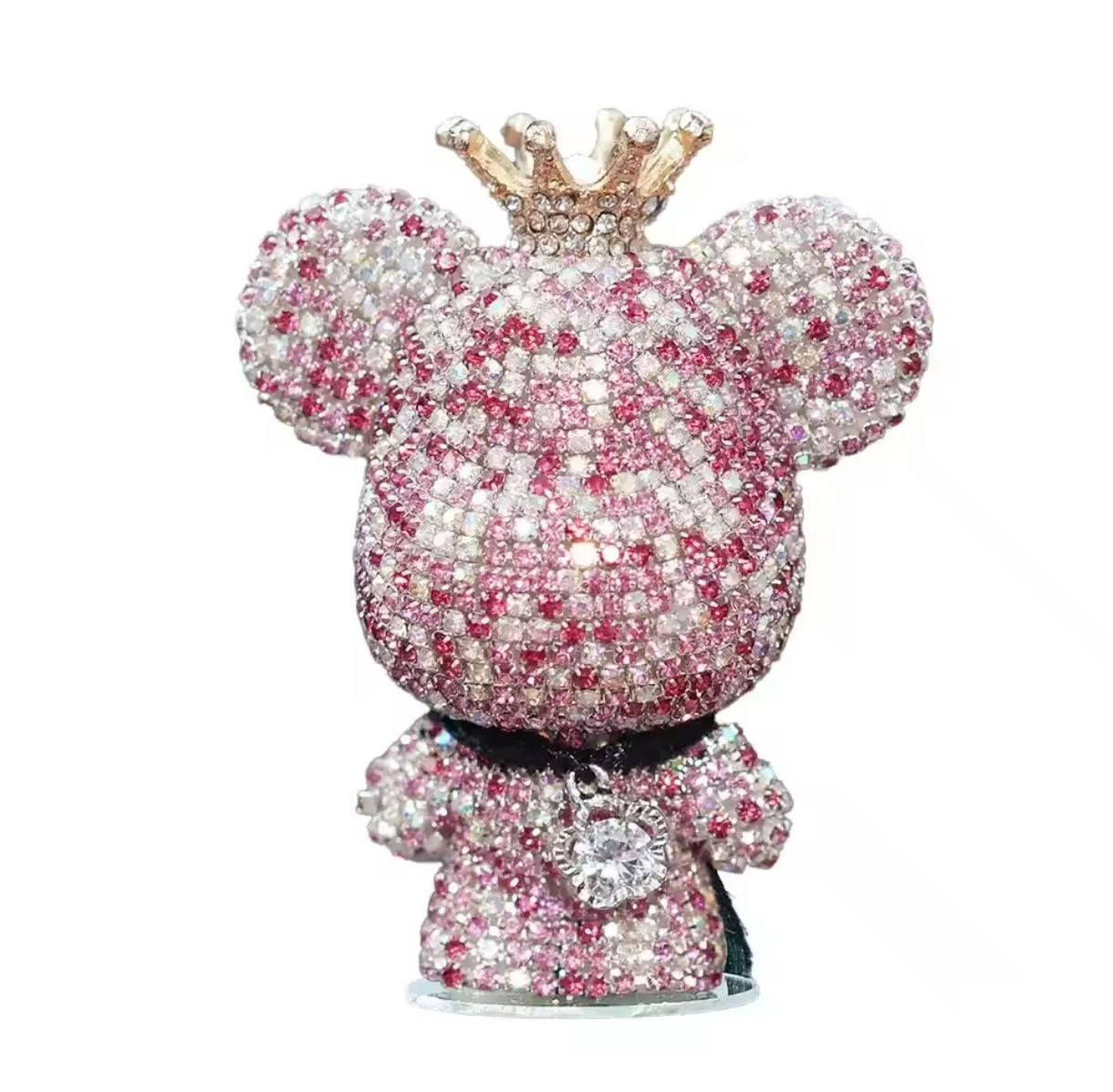 Pink Teddy Bear Car Air Freshener