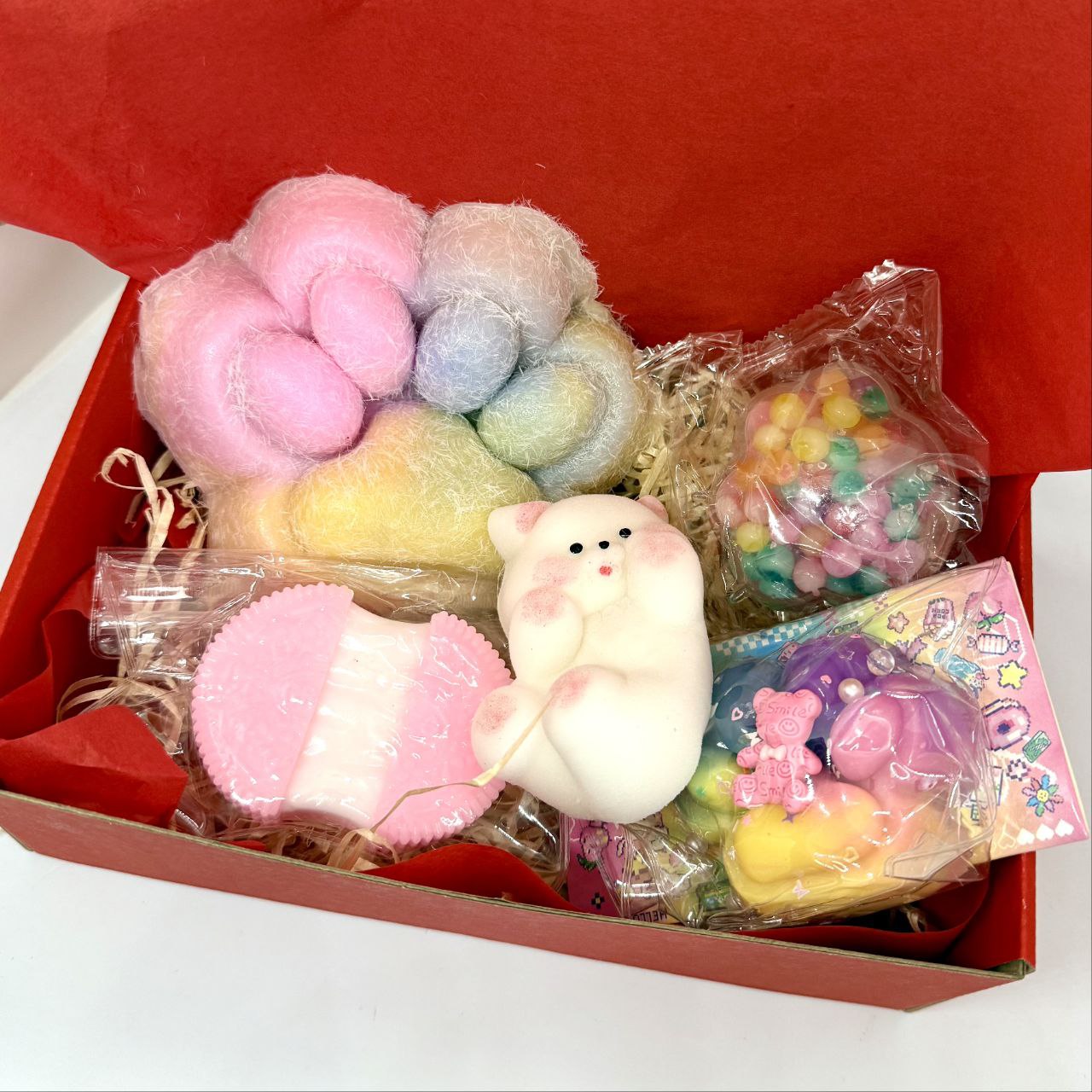 Gift Set: Taba Paw Squeesh (13cm paw, 7cm paws, Oreo, teddy bear)