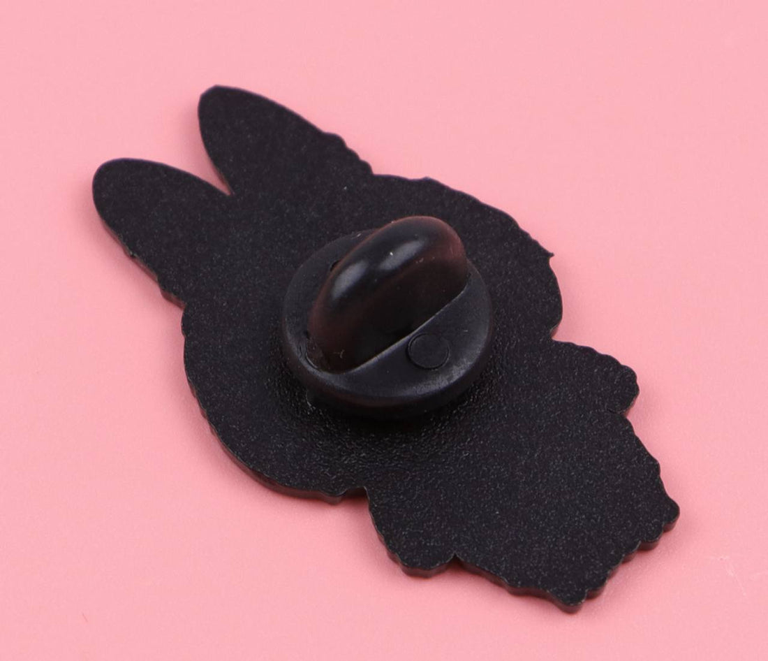 Brown Metal Badge of Labubu