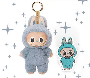 Labubu Keychain Figurine – Blue