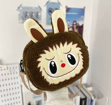 Labubu Brown Crossbody Bag