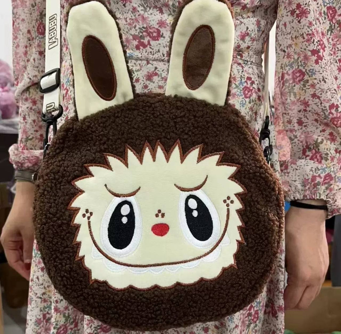 Labubu Brown Crossbody Bag