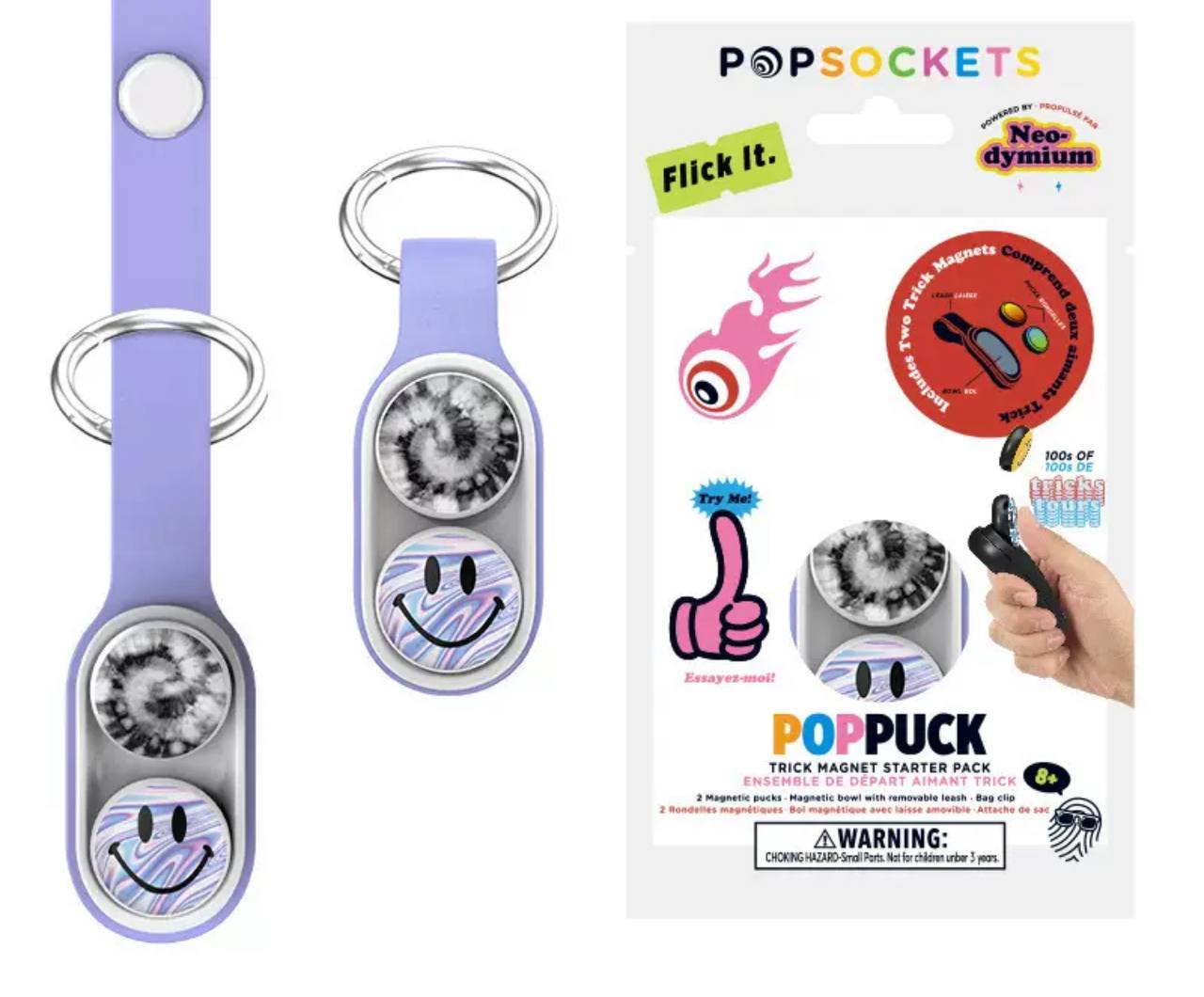 PopPuck Magnetic Stress-Relief Game - Lavender