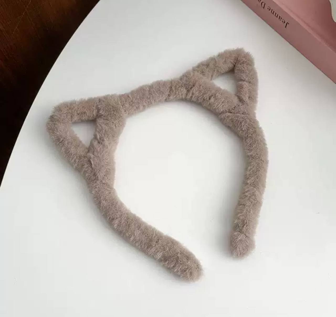 Brown Headband with Ears