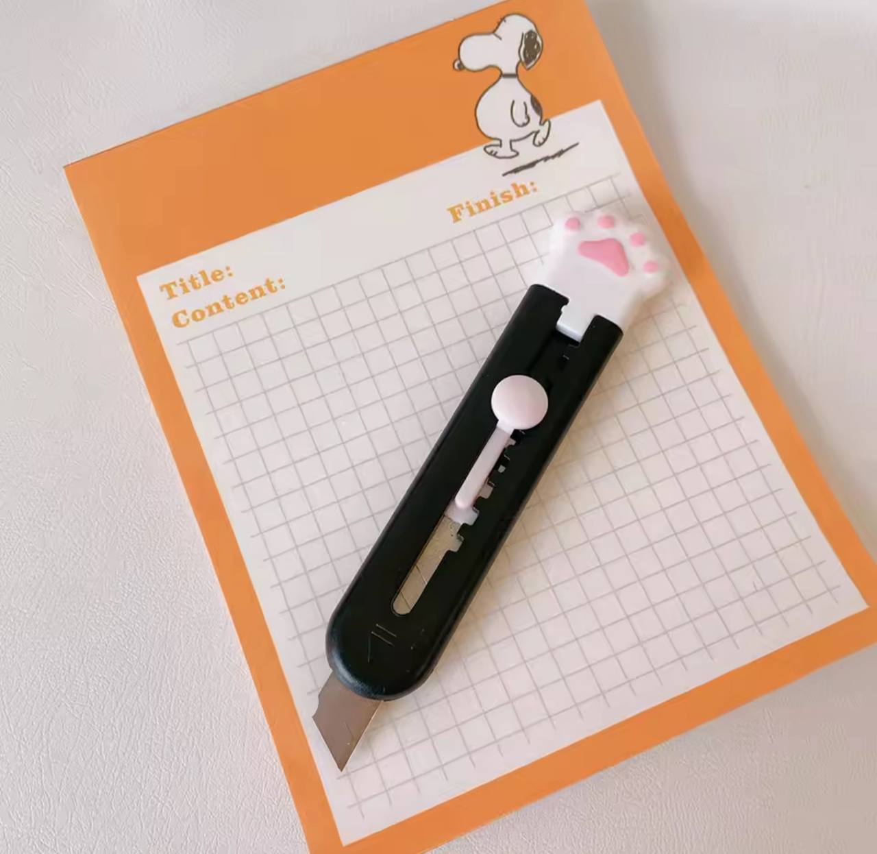"Cat Paw" Utility Knife – Black