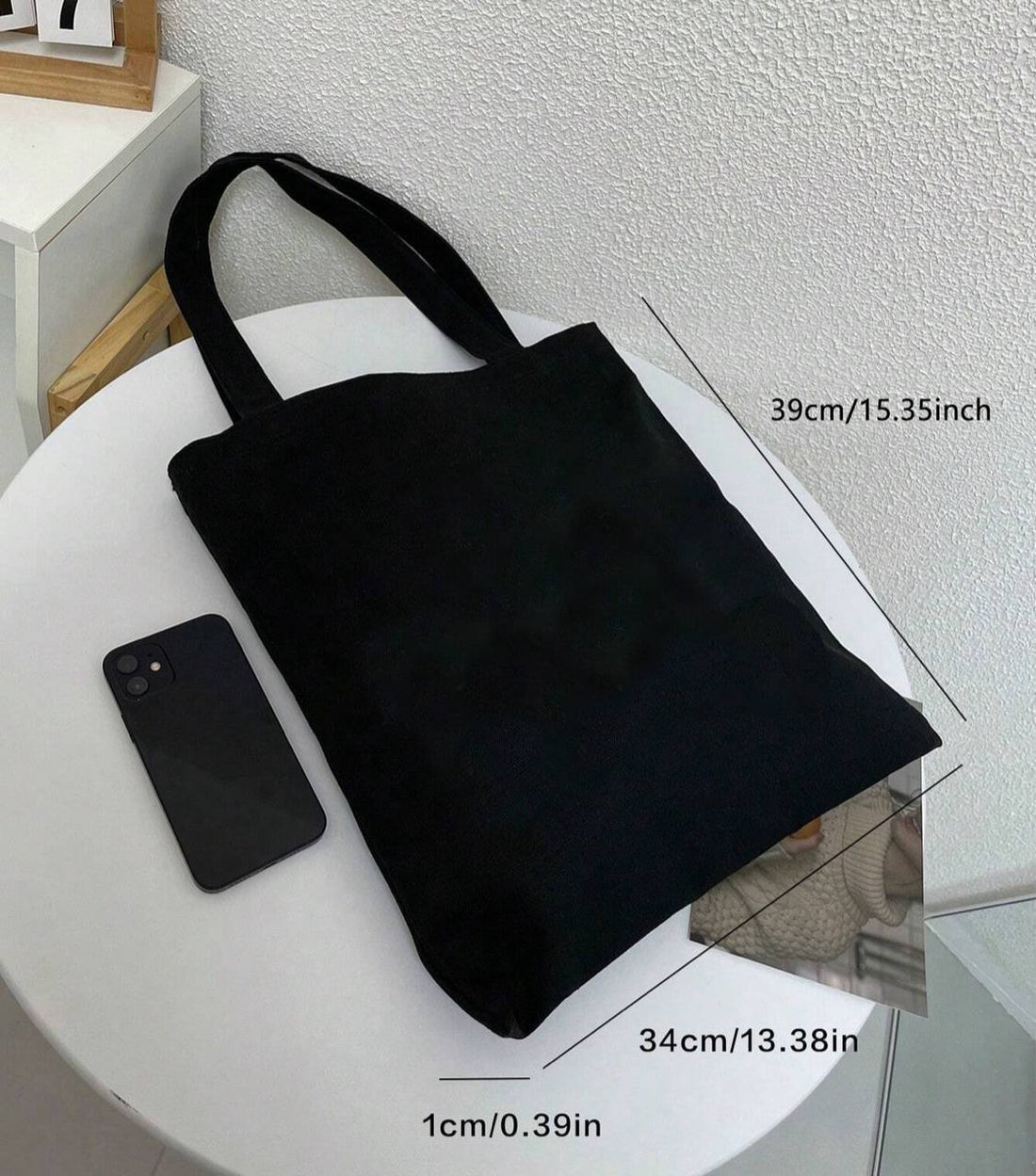 Labubu White Shopper Bag