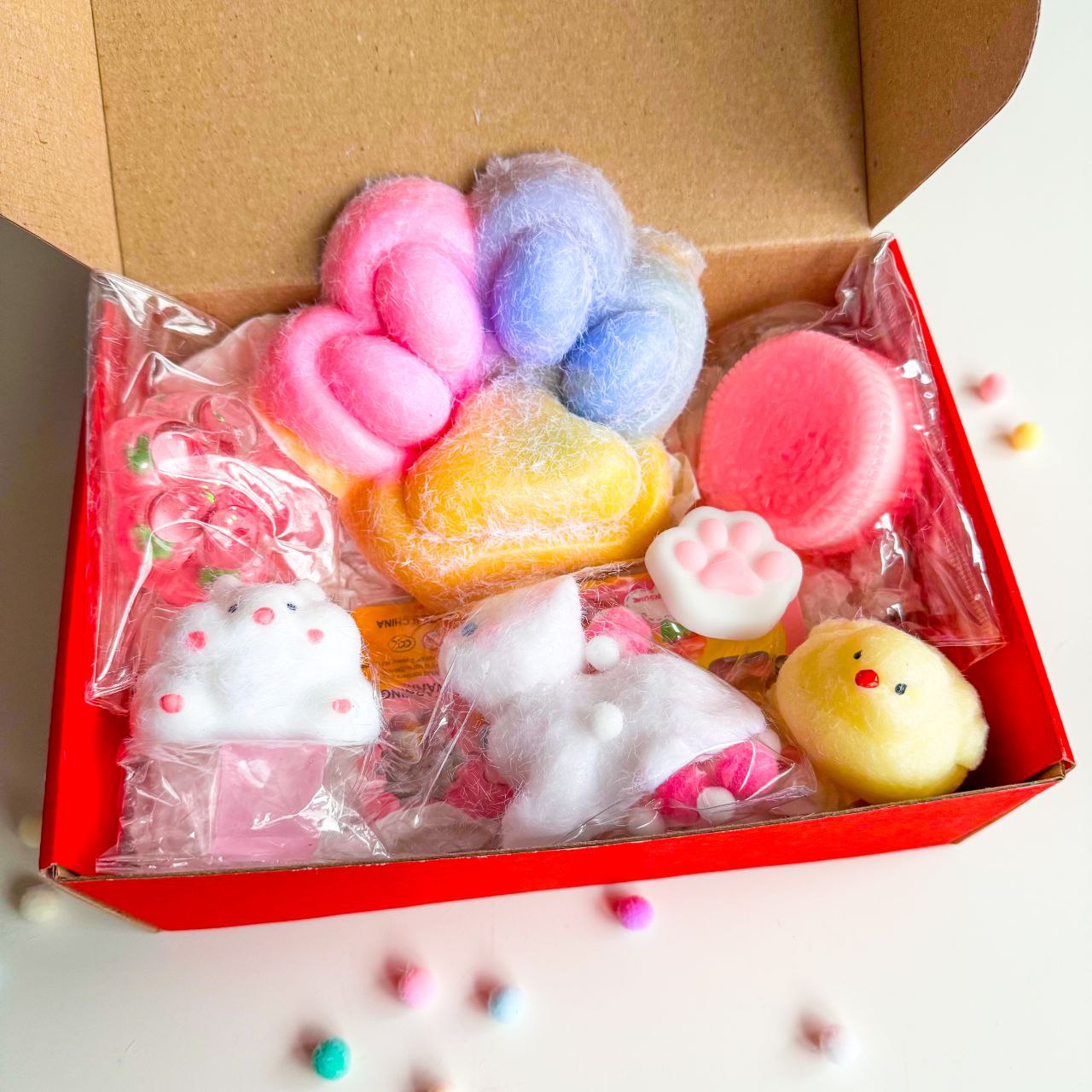 Paw Tabs: Chick, Kitten, Hamster, Oreo Squisher Set