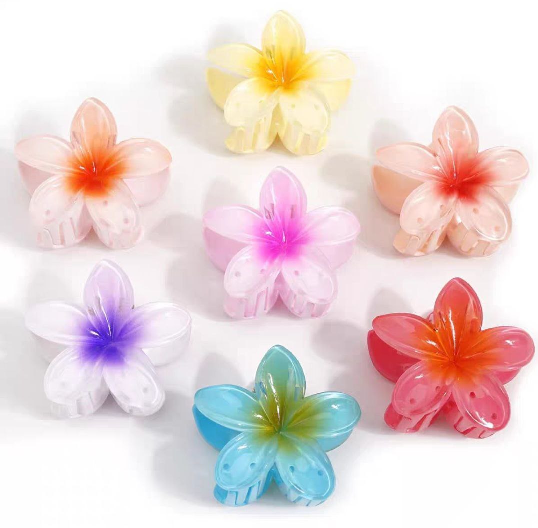 Flower Hair Clip (Glossy)