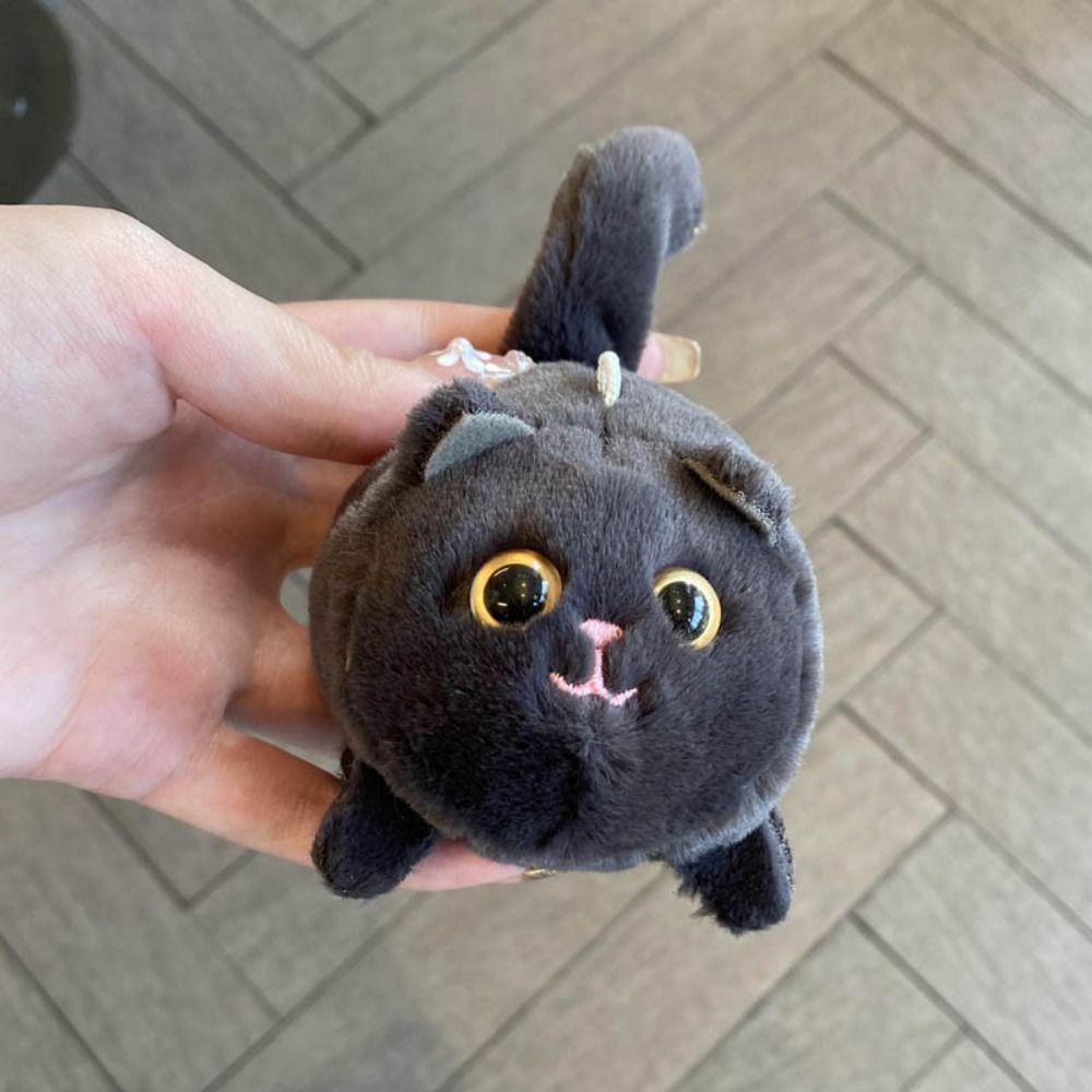 Black Cat Helicopter Keychain Toy